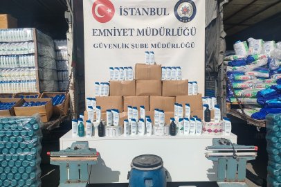 İstanbul’da piyasa değeri 13 milyonluk sahte deterjan operasyonu