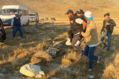 Şehitler anısına vefa yürüyüşü yapan gruba ayı saldırdı