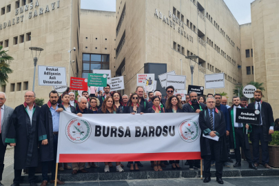 Bursa Barosu'ndan avukatlara yönelik saldırılara tepki
