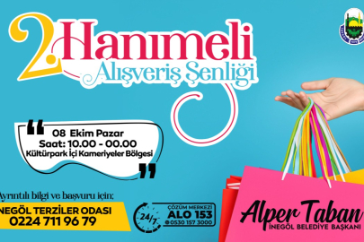 İnegöl 2. Hanımeli Alışveriş Şenliği ertelendi