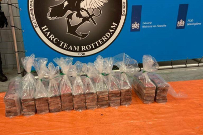 Hollanda’da 380 kilo kokain ele geçirildi