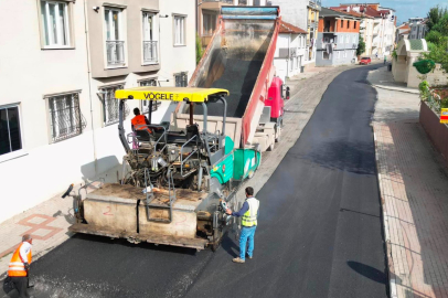 İnegöl’de asfalt çalışmaları devam ediyor