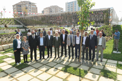 Nilüfer’de sağlık çalışanlarına adanan anıt park hizmete açıldı