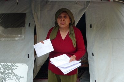 Prefabrik ev hayali çadırda bitti