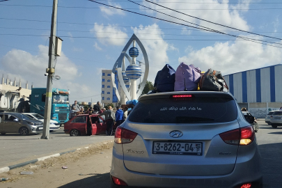 Gazze'nin kuzeyindeki Filistinliler güneye göç ediyor