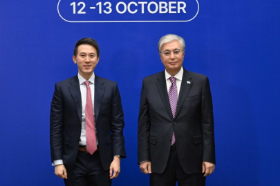 Kazakistan Cumhurbaşkanı Tokayev, TikTok CEO'su Chew ile görüştü