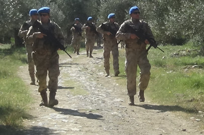 Komandolardan zeytinlik nöbeti