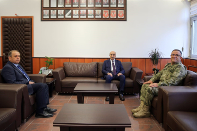 Vali Demirtaş'tan Gemlik Askeri Veteriner Okulu ve Eğitim Merkezi Komutanı Ceylan’a ziyaret