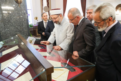 "Belgelerle Diyanet İşleri Başkanlığı Sergisi" açıldı