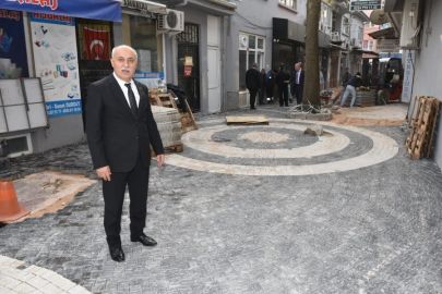 50 yıl sonra sokaklar yenilendi esnafın yüzü güldü