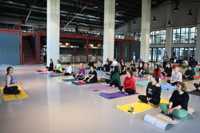 Pancar Deposu’nda yoga buluşmaları başladı