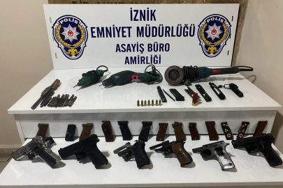 Bursa’da kaçak silah imalatı yapan kişi tutuklandı