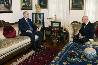 Cumhurbaşkanı Erdoğan, MHP Lideri Bahçeli’yi ziyaret etti