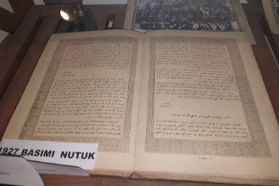 Tarihi 'Nutuk' Bursa'da sergileniyor