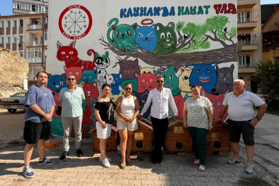 Bursa'da Gemlik sokakları sanat ile buluşuyor