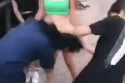 Dehşete düşüren kız kavgası: Zorbalıklarını kayda aldılar