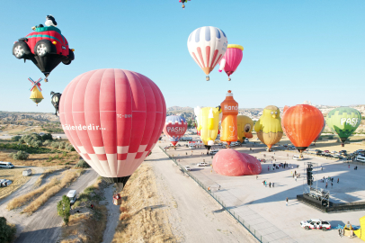 Kapadokya'da görsel şölen