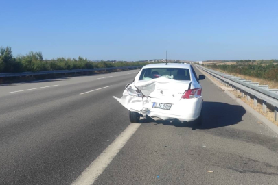 Karacabey'de iki otomobil çarpıştı: 2'si çocuk 4 yaralı