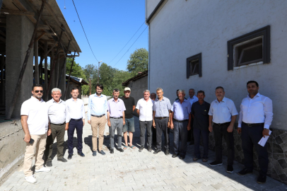 Hamamlı Mahallesinde sokaklar parke taşla kaplanıyor