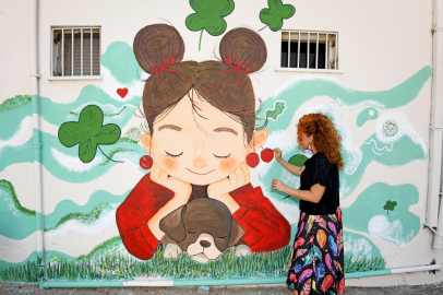 Osmangazi’nin duvarları renklendi