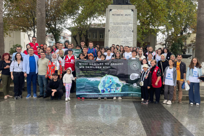 Bursa'da Mudanyalılardan çevre temizliği