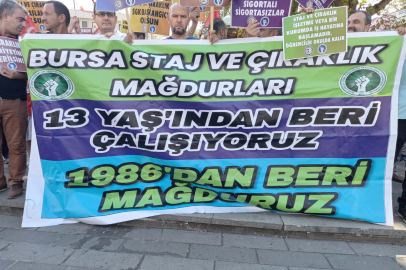 Staj Mağdurları meydanlarda…