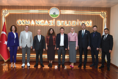 Başkan Aydın, Bursa'ya gelen belediye başkanlarını ağırladı