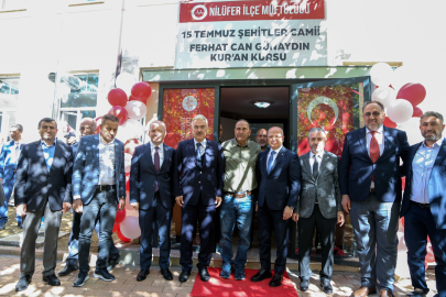 15 Temmuz Şehitler Cami Ferhat Can Günaydın Kur'an Kursu hizmete açıldı