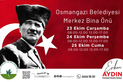 Osmangazi Belediyesi Ata Posteri dağıtacak