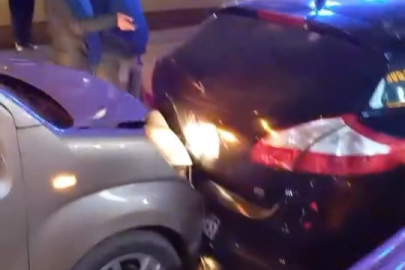 İnegöl'de fenalaşan sürücü kaza yaptı