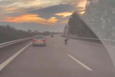 Otobanda tehlikeli yolculuk