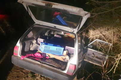 Otomobil şarampole uçtu 3 yaralı