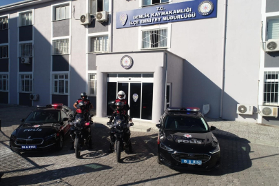 Gemlik'te suç ve suçluyla etkin mücadele