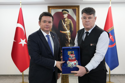 Başkan Aydın’dan Tuğgeneral Tataroğlu’na ziyaret