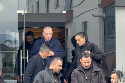 Erdoğan'dan taziye ziyareti