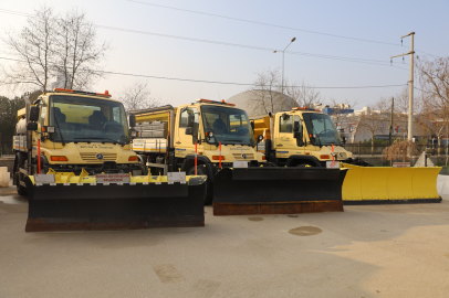 Büyükşehir karla mücadeleye hazır