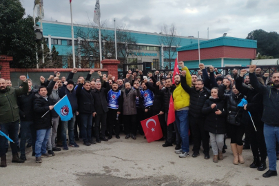 Karbosan sendikalandı, işçi çiftetelli ile kutladı