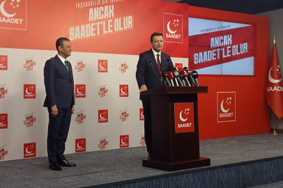 CHP Genel Başkanı Özel, Saadet Partisi Genel Başkanı Arıkan'ı ziyaret etti