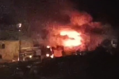 Alkollü şahıs evini ateşe verdi