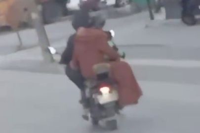 Trafikte pes dedirten görüntüler
