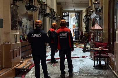 İstiklal Caddesi’ndeki tarihi Suriye Pasajı'nda yangın paniği