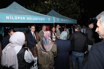 Nilüfer Belediyesi’nden Kadir Gecesi’nden kandil simidi ikramı