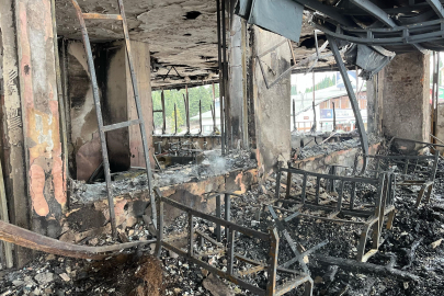 Uludağ'da yanan otelin, izni olmadığı halde sezon sonuna kadar açık kalması tepkiye sebep oldu