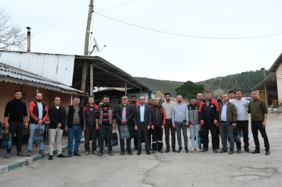 Başkan Tayır, belediye personeliyle bayramlaştı