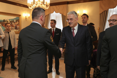 Bursa protokolü bayramlaştı