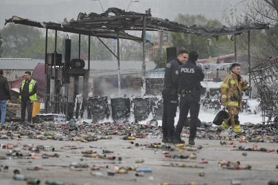 Bursa'da geri dönüşüm tesisinde patlama