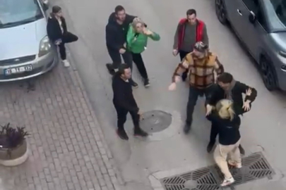 Kadınlar birbirine girdi, mahalleli zor ayırdı