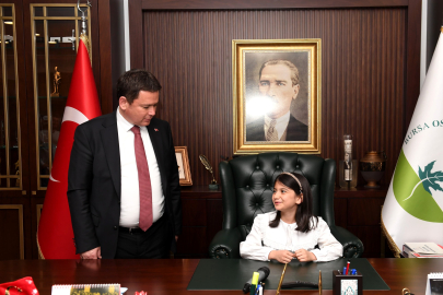 Geleceğin başkanları koltuğa oturdu