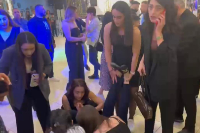 Elazığ’da depremde korkan kadın düğün salonunda bayıldı