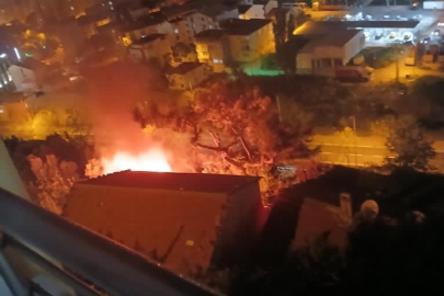 Gece yarısı yangın paniği